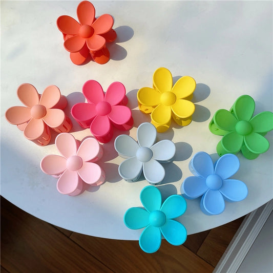 Fizzy Flower Shaped Claw Clip BRIGHT Collection