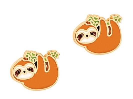 Playful Sloth Cutie Studs