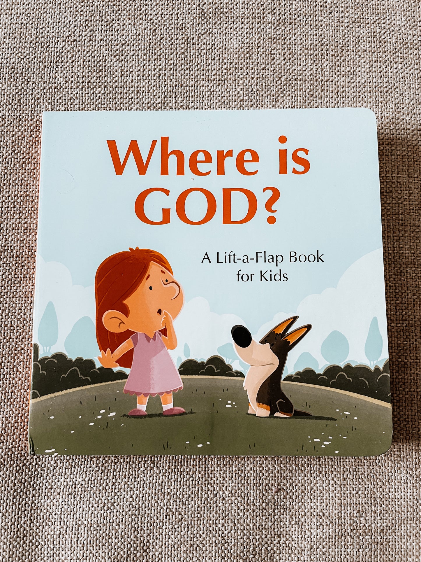 “Where is God” lift-a-flap book NEW